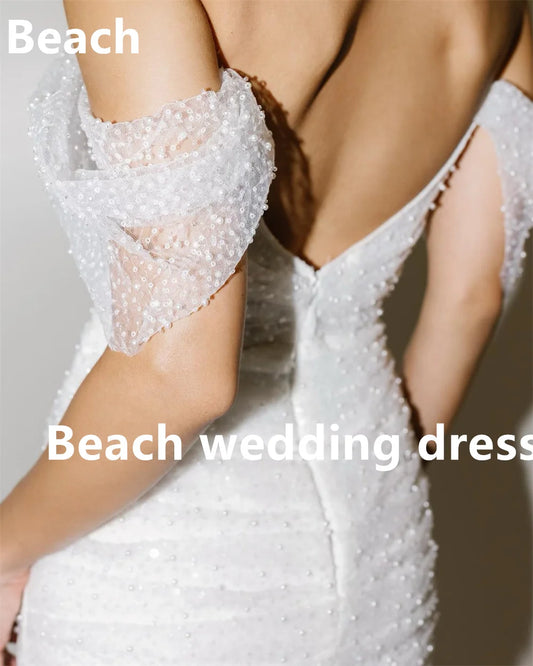 Beach Mini Sweetheart Short Beach Wedding Dresses Vestido Noiva Praia Simple White A-Line Prom Party Bridal Gowns