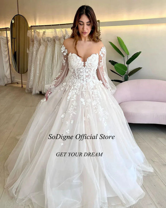 Sexy Princess Wedding Dress Sweethearts Strapless Flowers Appliques Corset Bridal Gowns Vestido De Novia Customized