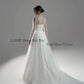 Bohemia Lace Wedding Dresses High Neck A-Line Floor Length Bridal Gowns Princess Appliques Bride Dress vestidos de novia