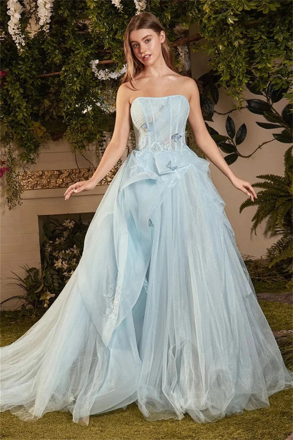 fairy formal dress Wayside Gown Fairy Tong breathable material Elegant fairy Dress, white prom