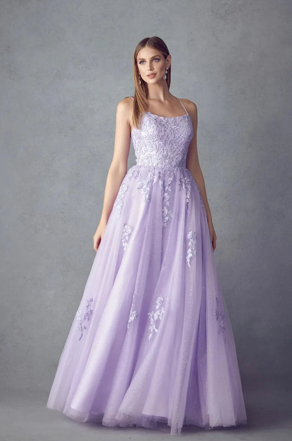 Blue Prom Dress Lace Applique Beaded Long Floor Length Tulle Spaghetti Strap A Line Elegant Evening Gown Party Women Custom made Blue