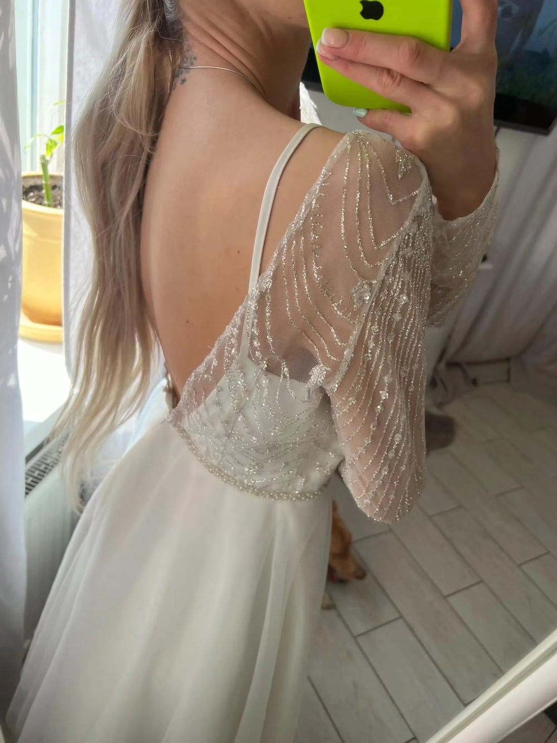 Open-Back Modern Bow Satin Mermaid Princess Vestido De Novia Wedding Dress Simple Court Train Bridal Gown Satin