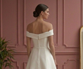 Chic A-Line Wedding Dress Off Shoulder Structured Bridal