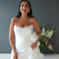 Short Wedding Dress with a Decorative Skirt with 3D Flowers Princess Court Train Bridal Gowns Vestido De Novia Mermaid