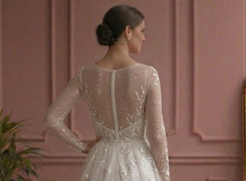 Fairytale A-Line Wedding Dress Sparkle Tulle Princess