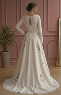 Rustic Chic A-Line Wedding Dress Country Bridal Wear