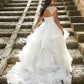 Plus-Größe Hochzeitskleid für große Frau Cap Sleeves gegen Nackenspitze Applique A-Line Button Braut Kleider Vestido de noiva