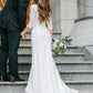 Modest Wedding Dresses with Long Sleeves Bohemian Lace Mermaid Bridal Gowns Country Wedding Dresses