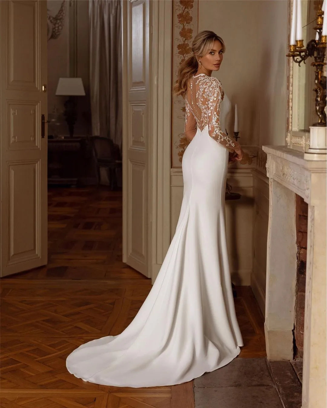 Boho Bridal Lace Gown Lisa Glaudi Collection Boho Bridal Lace Gown Lisa Glaudi Collection