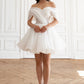 Short Organza Satin Mermaid Princess Court Train Dress Vestido De Novia Bridal Gown Bow  Simple