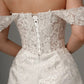 Short Lace Wedding Dress Modern Mermaid Bow Court Train Dress Satin Vestido De Novia Princess Gown