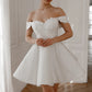 Strapless with Lace Modern Vestido De Novia Wedding Dress Princess Bow Court Train Dress Mermaid Gown Satin