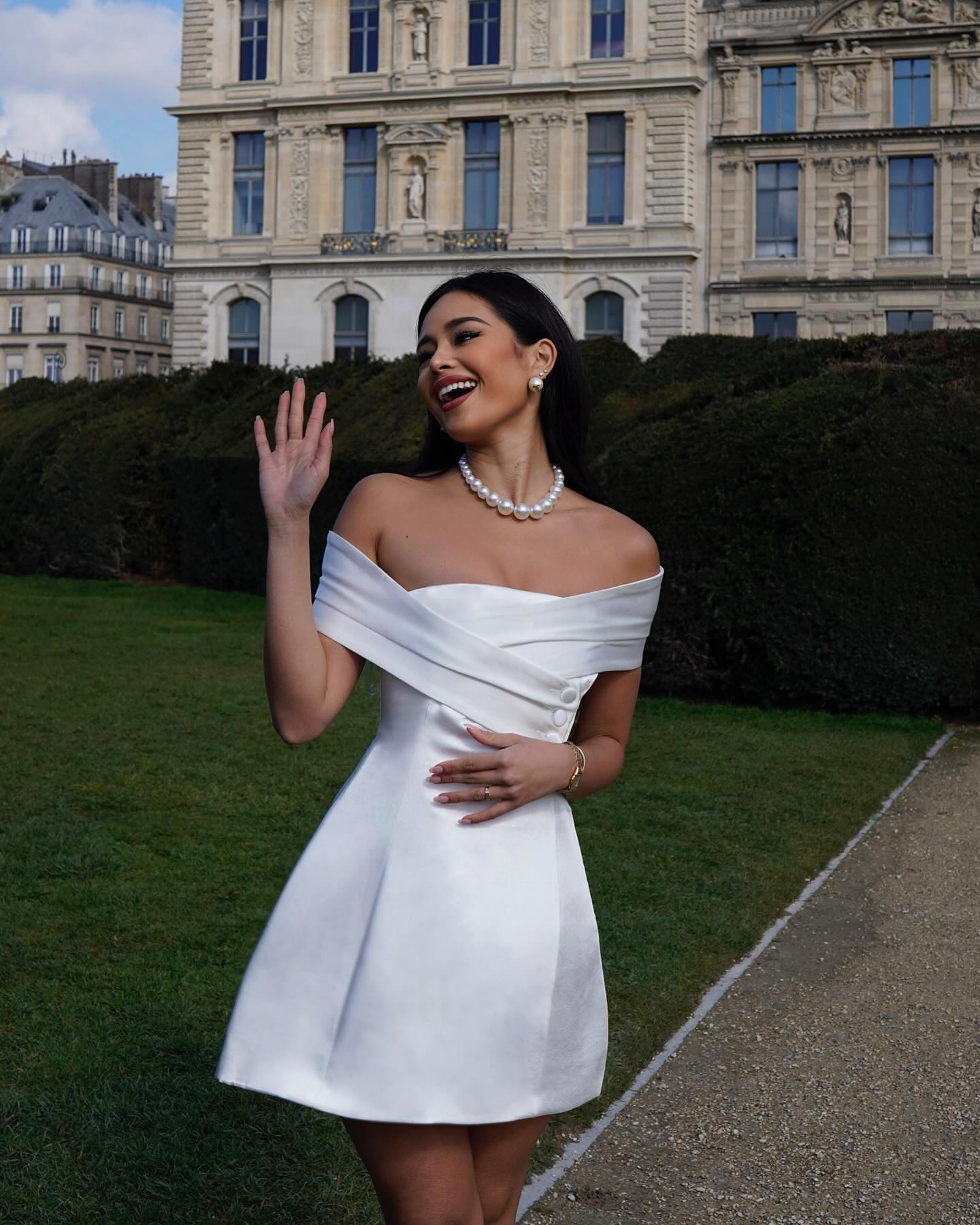 Robes de soirée de mariage trapèze simples, épaules dénudées, robes de mariée plissées pour femmes, robe de bal, robes de Cocktail, tenues