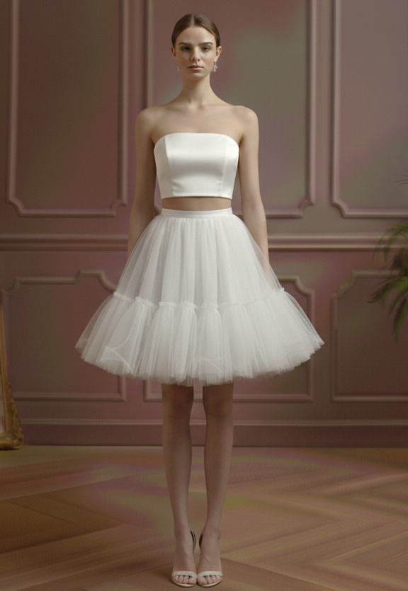 Champagne Lace Wedding Dress Vintage Short Aesthetic Romantic