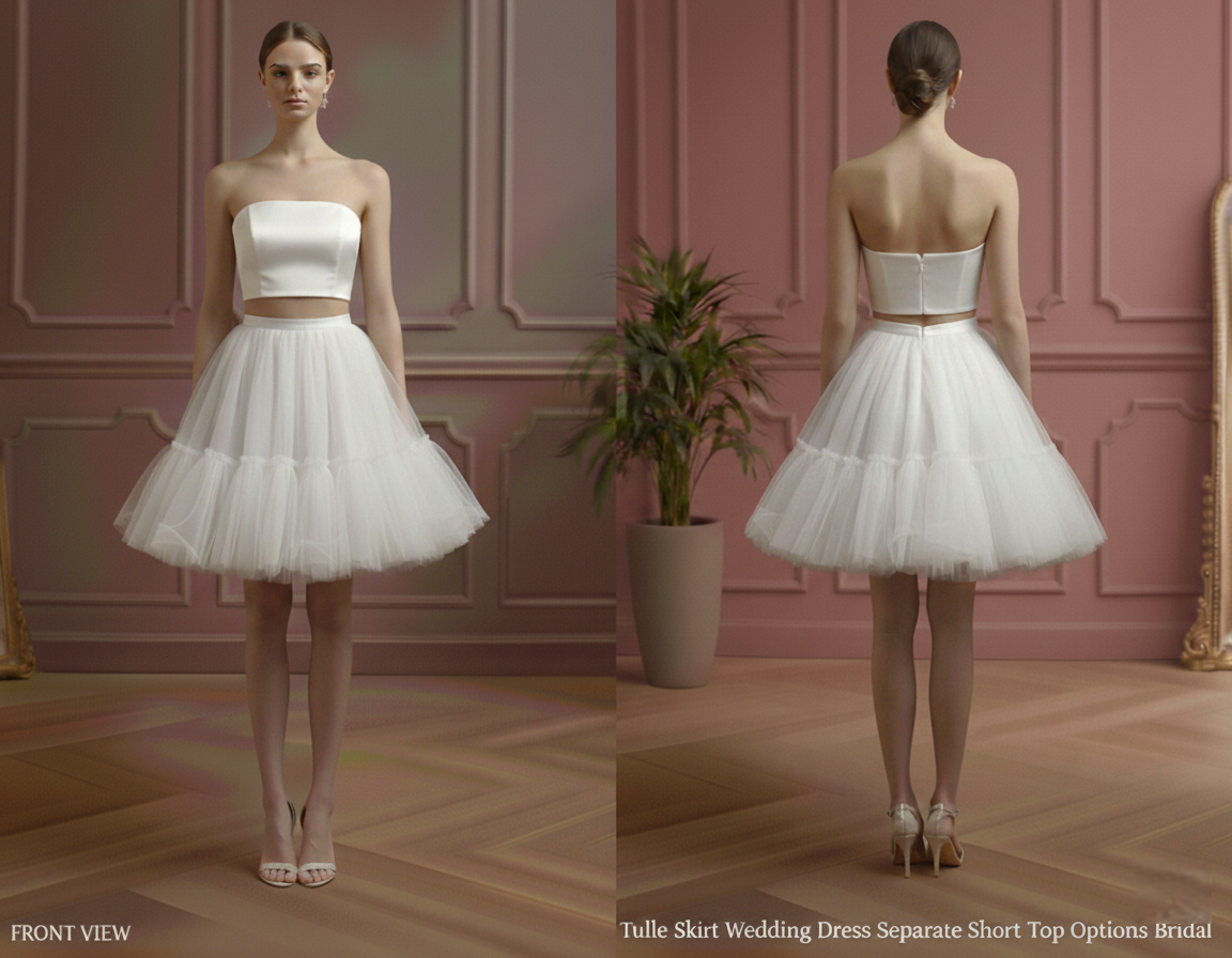 Champagne Lace Wedding Dress Vintage Short Aesthetic Romantic