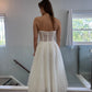 Sweetheart Neckline and Panelled Illusion Bodice Wedding Dress Vestido De Novia Court Train Bow Satin Bridal Gown Skirt Dress