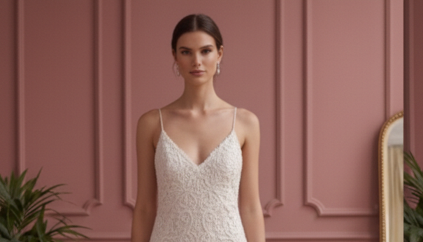 Crochet Wedding Dress Handcrafted Short Boho Beach Gown