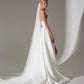 Plus Size Satin Wedding Dress Simple Vestido De Noiva Side Split Elegant Bride Gowns Bridal Dresses