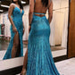 Spaghetti Strap Prom Dresses Tulle Mermaid Backless فساتين السهرة Elegant Sleeveless Floor-Length vestidos verano moda