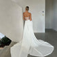 Stunning Beaded Strapless Mermaid Wedding Dresses Long Train ridal Gown Платья для матери невесты