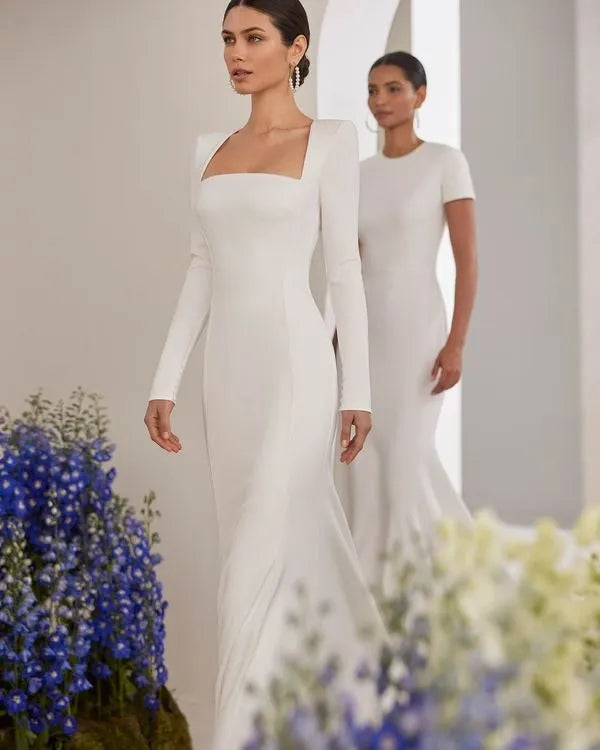 Youthful Mermaid Wedding Dress Satin Court Train Bow Vestido De Novia Bridal Gown Princess Sleeveless Mermaid Satin