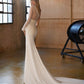 Sexy Mermaid Wedding Dress with Lace Vestido De Novia Modern Satin Princess Gown Bow Court Train Dress