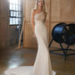 Sexy Mermaid Wedding Dress with Lace Vestido De Novia Modern Satin Princess Gown Bow Court Train Dress