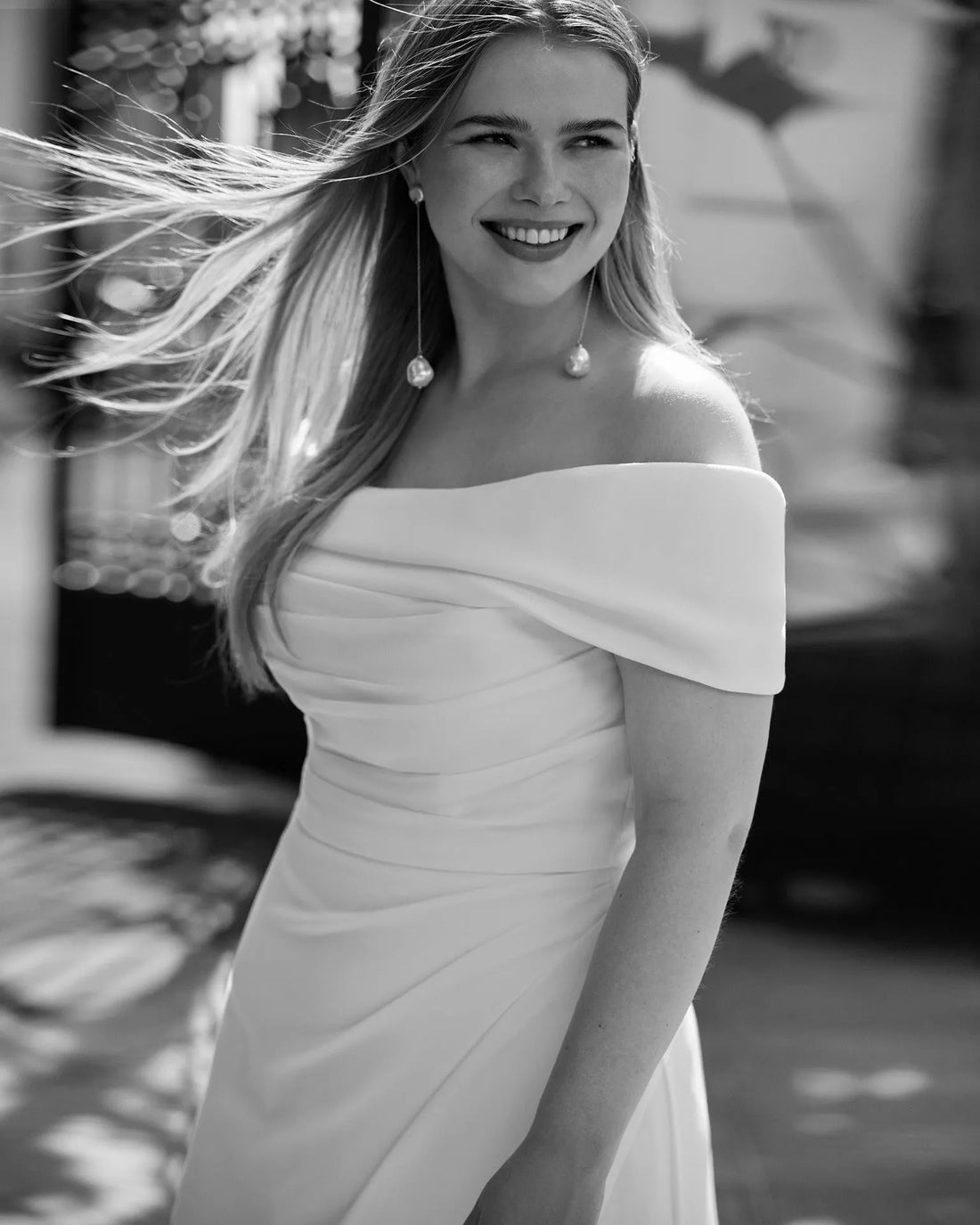 Long Yuthful-Style Mermaid Wedding Dress Made of Crepe Vestido De Novia Bridal Gown Court Train Satin Modern Princess Mermaid Wedding Dress Bow Satin Satin