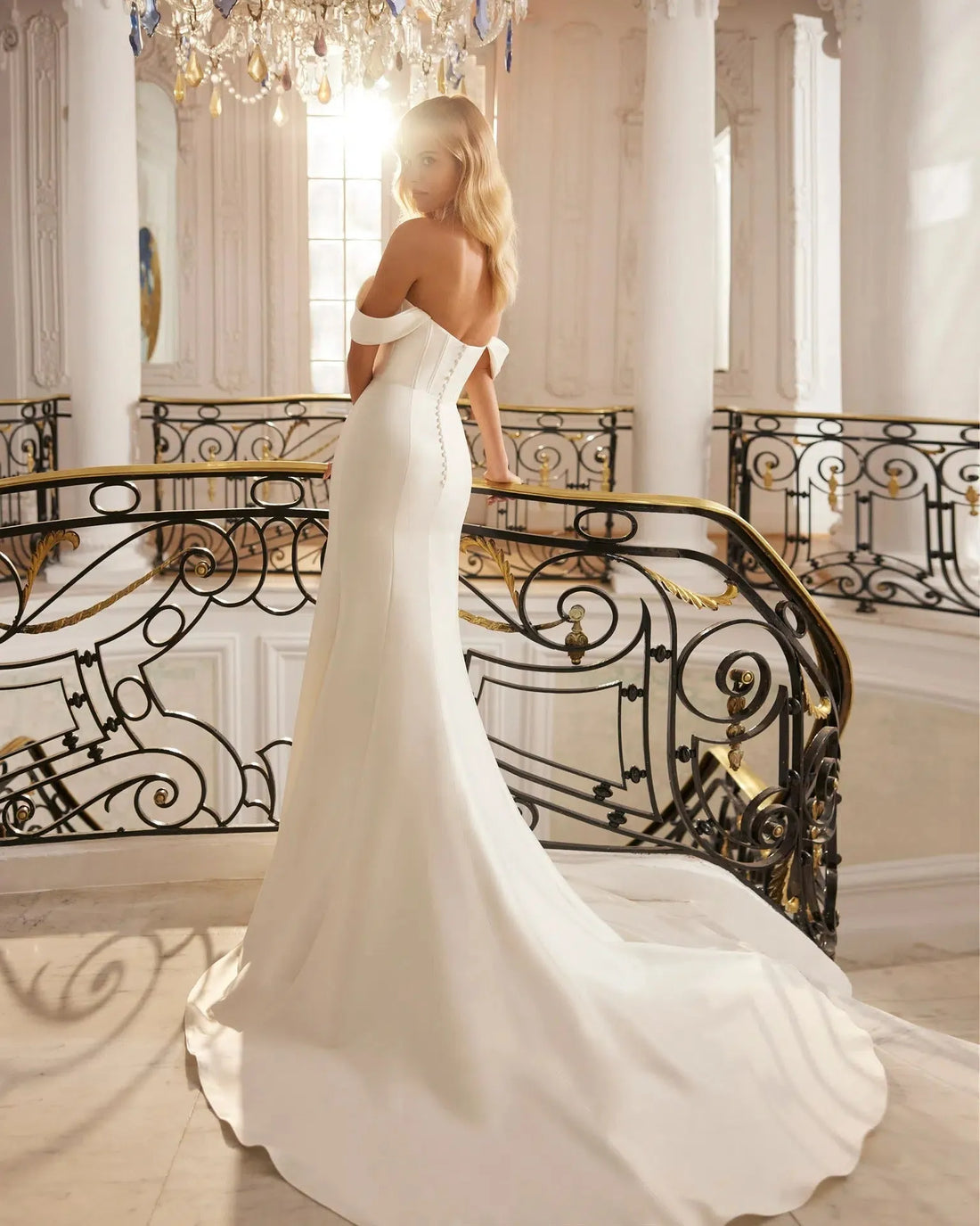 Long and Sexy Mermaid Wedding Dress Satin Modern Princess Mermaid Vestido De Novia Bridal Gown Bow Satin Court Train Satin