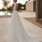 Princess Fluid Ballgown-Style Wedding Dress Vestido De Novia Bridal Gown Mermaid Satin Court Train Bow