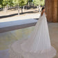 Modern Two-piece Mermaid-Style Wedding Dress Princess Vestido De Novia Bridal Gown Mermaid Satin Court Train Bow