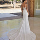 Modern Two-piece Mermaid-Style Wedding Dress Princess Vestido De Novia Bridal Gown Mermaid Satin Court Train Bow