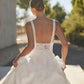 Romantic A-Line Wedding Dress Modern Mermaid Satin Vestido De Novia Bridal Gown Princess Court Train Bow