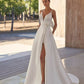 Modern Flower Embellishment Wedding Dress Vestido De Novia Bridal Gown Princess Mermaid Satin Court Train Bow