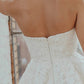 Simple White Full Lace Wedding Dress Vestido De Novia Train Dress Satin  Bow Court Bridal Gown