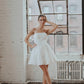 Simple White Full Lace Wedding Dress Vestido De Novia Train Dress Satin  Bow Court Bridal Gown