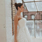 Simple White Full Lace Wedding Dress Vestido De Novia Train Dress Satin  Bow Court Bridal Gown