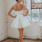 Simple White Full Lace Wedding Dress Vestido De Novia Train Dress Satin  Bow Court Bridal Gown