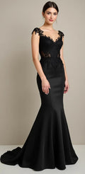 Black Wedding Dress | Elegant Gothic Bridal Gown for a Timeless Dark Aesthetic New Satin Sleeveless Sleevless