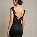 Black Wedding Dress | Elegant Gothic Bridal Gown for a Timeless Dark Aesthetic New Satin Sleeveless Sleevless