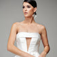 Structured and Boned Corset Bodice Wedding Dress Vestido De Novia Bridal Gown Skirt Bow Satin Court Train Dress