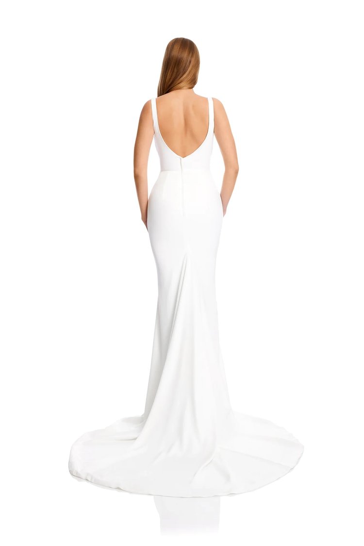 Abito da sposa semplice spaghetti cinghia raso raso spaghetti sirena abiti da sposa sirena personalizzati per misure eleganti Robe de Marie