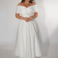 Plus-Size Satin Wedding Dress Modern Dress Vestido De Novia Bow Simple Court Train Bridal Gown Satin Mermaid Princess