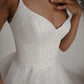 Sparkly Short Bridal Gown Satin Mermaid Princess Wedding Dress Dress Vestido De Novia Bow Simple Court Train