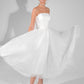 2 in 1 Wedding Dress Simple Court Train Bridal Gown Modern Dress Vestido De Novia Bow Satin Mermaid Princess