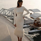 Wedding Dress with a Fitted Silhouette, Midi Length Court Train Bridal Gowns Vestido De Novia Mermaid Princess Short