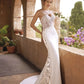 Flattering Silhouette Wedding Dress Princess Modern Mermaid Bow Satin Vestido De Novia Bridal Gown Court Train