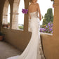 Flattering Silhouette Wedding Dress Princess Modern Mermaid Bow Satin Vestido De Novia Bridal Gown Court Train