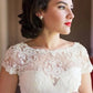Vintage weiße ärmellose Kurzzeitkleid Frauen Brautkleider Tee Länge Retro gepunktete Hochzeitskleid