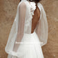 Gaun pengantin pendek yang sederhana tanpa lengan panjang berlipat gaun pengantin mini gaun pengantin wanita ilusi gaun pengantin sivil